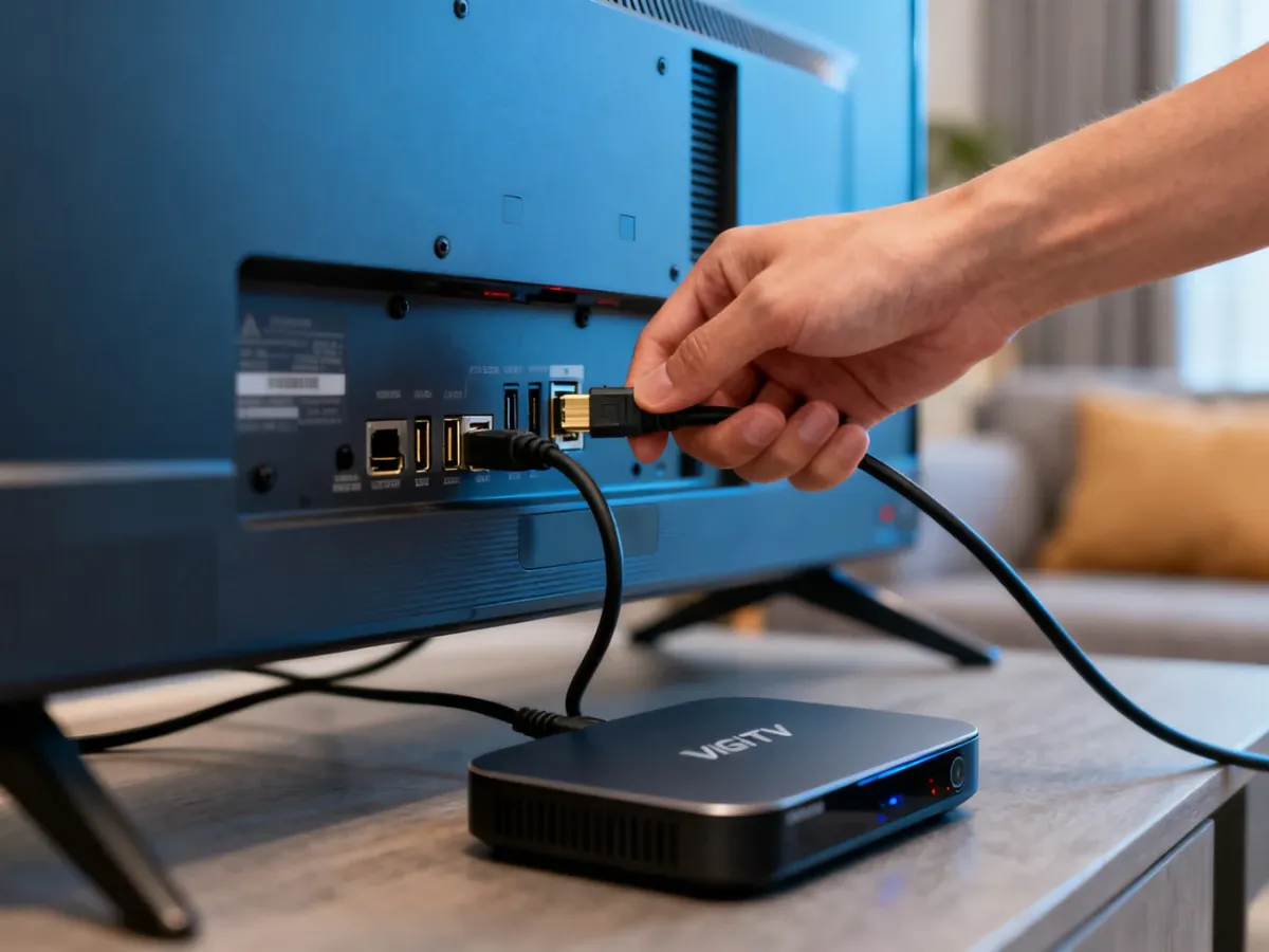 Przełączanie przewodu HDMI do innego portu telewizora