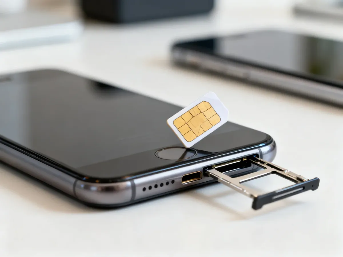 Przekładanie karty SIM do drugiego gniazda telefonu
