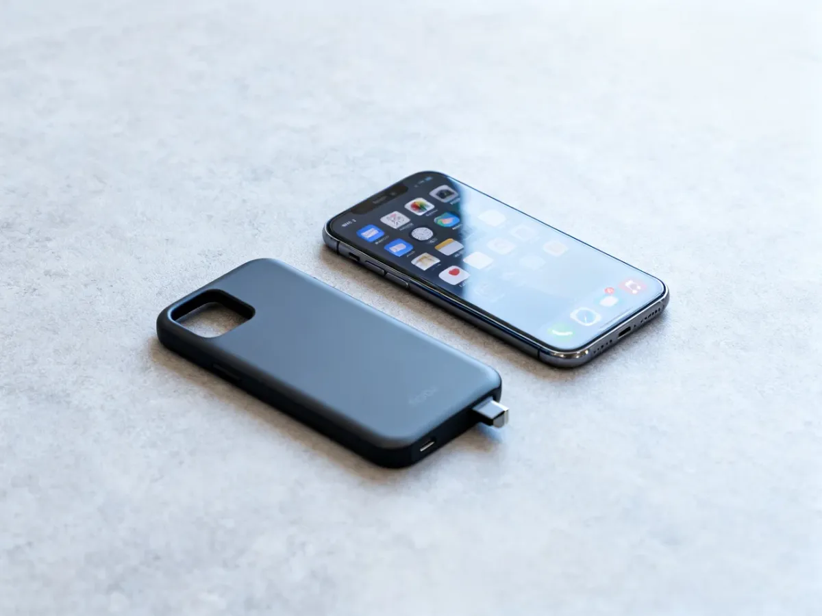 Telefon i powerbank pozostawione do naturalnego ostygnięcia